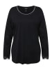 Ulla Popken Pyjama in schwarz
