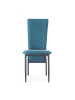 B&D Home Esszimmerstuhl THADDÄUS in Petrol - (B)46 x (H)94 x (T)58 cm