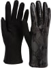 styleBREAKER Stoff Handschuhe in Schwarz-Grau