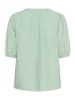 Kaffe Kurzarm-Bluse KApaulina Regular fit in Balsam Green CC