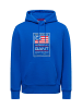 Gant Kapuzenpullover in blau mehrfarbig - 0001