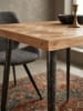 KADIMA DESIGN Esstisch | Akazie/Metall, 80x76x80cm, Industrial
