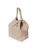 Florence Florence Shopper, Schultertasche Leder braun, beige ca. 30cm