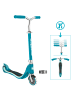 GLOBBER Scooter FLOW 125 LIGHTS Roller in türkis, mit Leuchtrollen