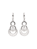 IZIA Women Pair Of Earrings in Silver White
