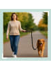 relaxdays Hunde-Fahrradleine in Schwarz