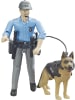 bruder Spielzeugauto 62150 Figurenset Polizist mit Hund