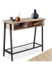 tectake Beistelltisch Tralee 100x35x80,5cm