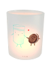 Mr. & Mrs. Panda Windlicht Milchglas Milch Keks ohne Spruch in Transparent