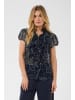 SAINT TROPEZ Langarm - Hemd LiljaSZ Gerade Passform in NightSky Paisley Mosaic