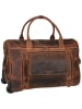 Greenburry Reisetasche Vintage Traveller in Sattelbraun