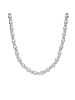 Luxenter Luxenter necklace in white mother-of-pearl, silver finish - Zurgrak
