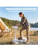 Outsunny Camping Waschbecken,83cm x 50cm x 103cm,grau