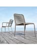 Butlers Gartenstuhl LOOPS 2er-Set in Grau