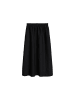 Marc O'Polo Langer Leinenrock A-Shape in Schwarz