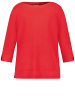 SAMOON T-Shirt Kurzarm Rundhals in Power Red