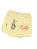 Mr. & Mrs. Panda Topflappen Hasen Muschel ohne Spruch in Gelb Pastell