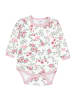 TupTam Mädchen Baby Body Langarm Unifarben 5er Pack in grau/weiß