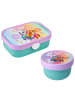 Mepal Obst- und Bentobox Paw Patrol Girls Campus in 300 & 750 ml in türkis-lila