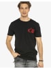 Cipo & Baxx T-Shirt Markenschriftzug in BLACK