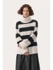 PART TWO Strickpullover LeahsPW Lockere Passform in Black Stripe