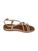 fitflop Sandaletten GRACIE CRYSTAL STRAPPY BACK-STRAP SANDALS in goldfarben