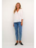 Kaffe Langarm-Bluse KAsonja Loose fit in Chalk