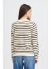 Pulz Strickpullover PZSARA Regular fit in Black Beauty Striped