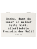 Mr. & Mrs. Panda Holzkiste Spruch Beste Freundin mit Spruch in Weiß
