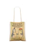 Mr. & Mrs. Panda Shopping Bag Hochzeit Pinguin Design mit Spruch in Weiß