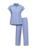 Ulla Popken Pyjama in frostblau