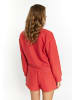 faina Boucé Jacke Mit Strass-Steinen in Rot