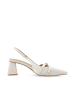 Bianco Slingbacks in OffWhite