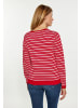 usha BLUE LABEL Damen Cardigan in ROT WEISS