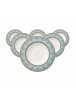 Villeroy & Boch 6er Set Suppenteller Samarkand Aquamarin ø 24,8 cm in bunt