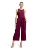 Vera Mont Jumpsuit mit Bindegürtel in Wild Ruby