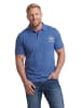 Men Plus Poloshirt in atlantikblau