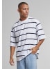 Urban Classics Urban Classics T-Shirts in white/navy