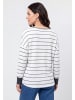 usha BLUE LABEL Women Sweater in White Stripes