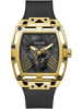 Guess Armbanduhr  Legend gold/schwarz 44mm in schwarz