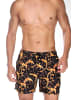 Doreanse Badeshorts in schwarz/gold