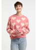 myMo Strickpullover in Pfirsich