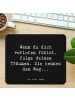 Mr. & Mrs. Panda Mousepad Spruch Selbstzweifel und Träume mit Sp... in Schwarz