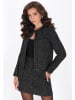 faina Women Jacket in black silver