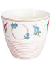 Greengate Latte Cup Becher AGNES LOVE Weiß mit Blumen