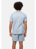 Ammann Schlafanzug Cotton Pure in Ashley Blue