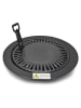 COFI 1453 Camping Grillplatte Universal 30,5 cm in Schwarz