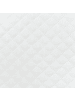 Beliani Tagesdecke NAPE in Weiß - (W) 200 x (H) 1 x (L) 220 cm