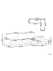 Beliani Ecksofa SIGGARD in Beige/Braun - (W) 296 x (H) 82 x (L) 163 cm