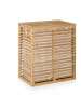 relaxdays Wäschekorb in Natur/ Beige - (B)53 x (H)61 x (T)35 cm
